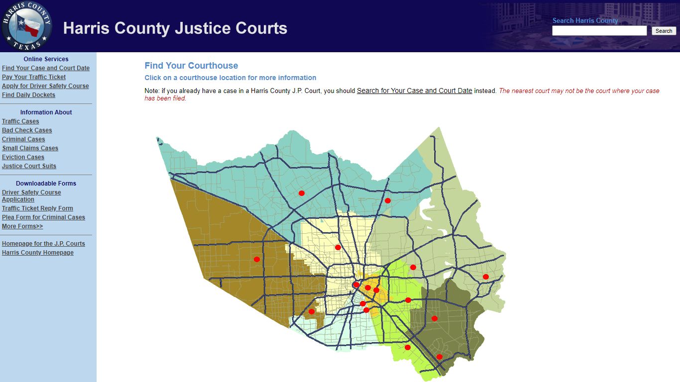 Find Your Courthouse - Harris County, Texas